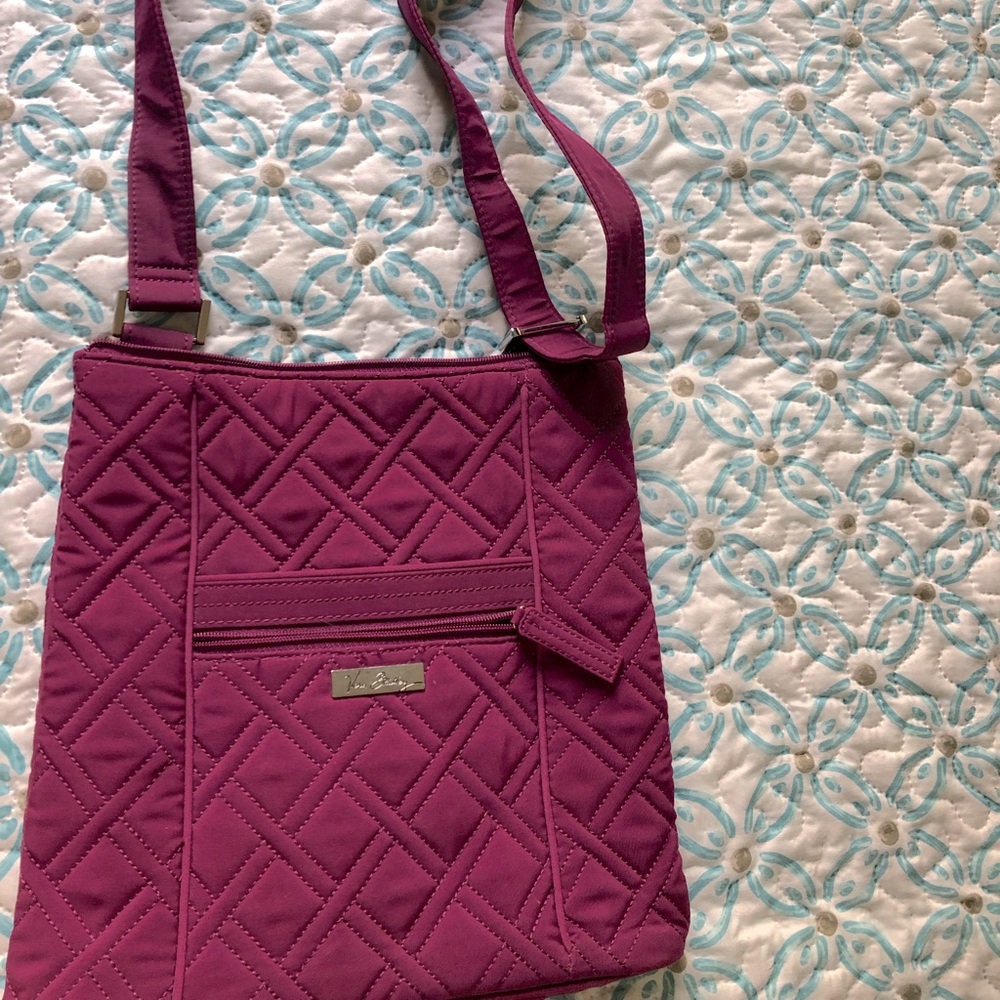 Vera Bradley magenta crossbody